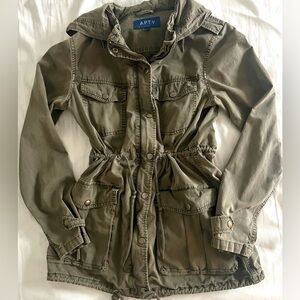 Grunge green cargo jacket